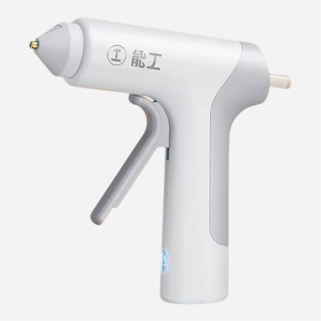 GREENER Cordless Hot Glue Gun 7mm 10W White