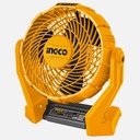 INGCO 3-Speed Head Rotating Fan (Battery & Charger Not Included)