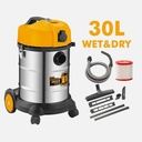 INGCO Wet & Dry Vacuum Cleaner 30 Litres 1400W