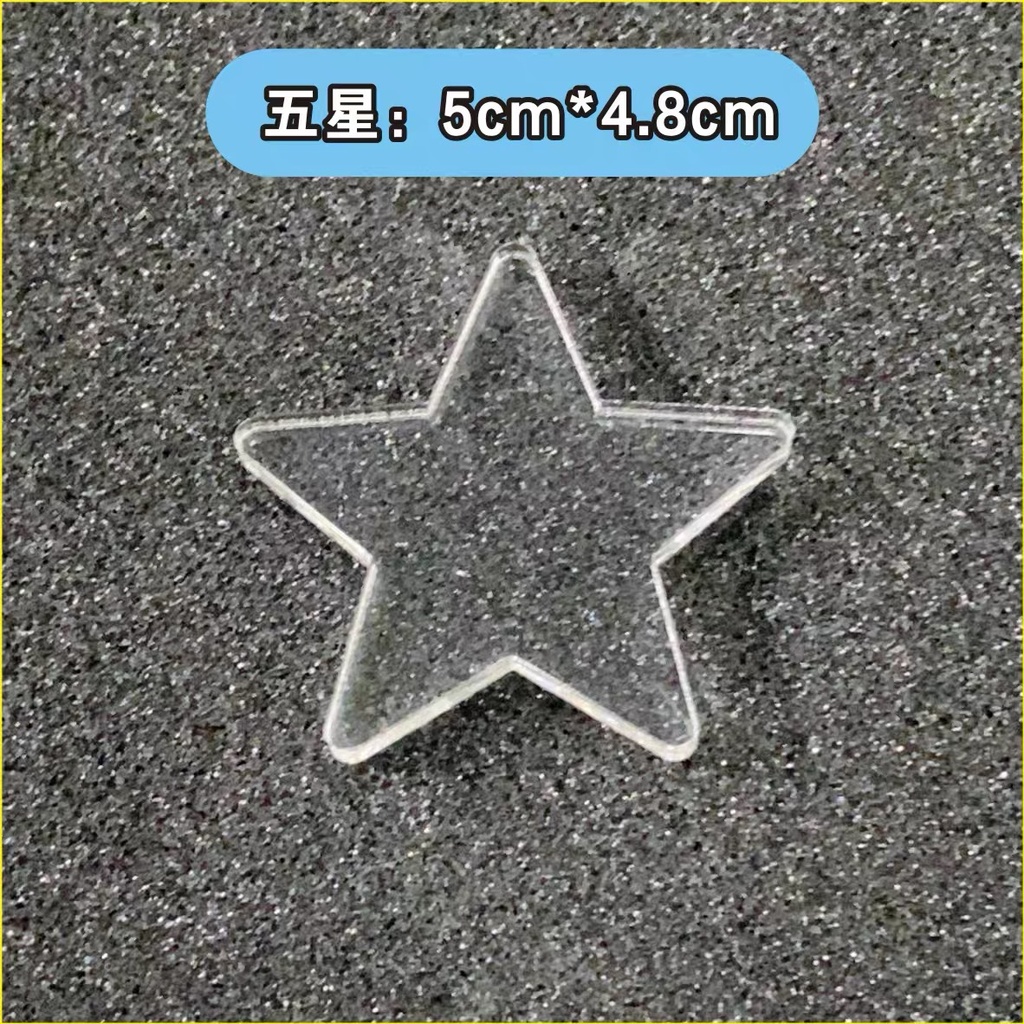 OVJ Acrylic Shape Star 5mm x 5cm x 5cm