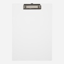 OVJ Clear Plastic Clipboard A4