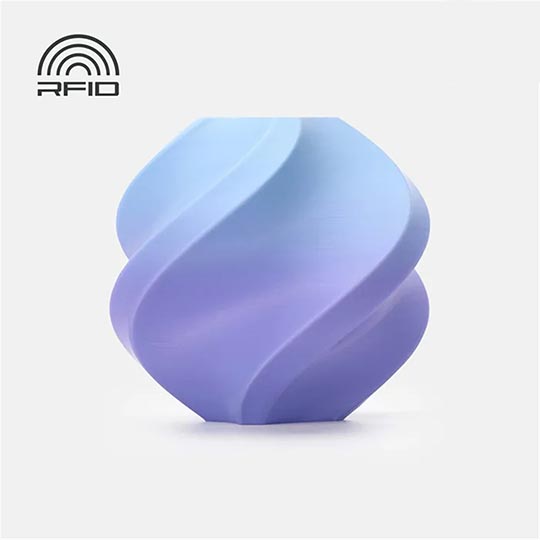 BAMBU LAB PLA Basic Filament With Spool 1kg Blueberry Bubblegum