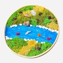 OVJ Diorama Bamboo Tray 22cm Kit - Gentle Stream