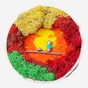 OVJ Diorama Bamboo Tray 22cm Kit - Sunset Dream