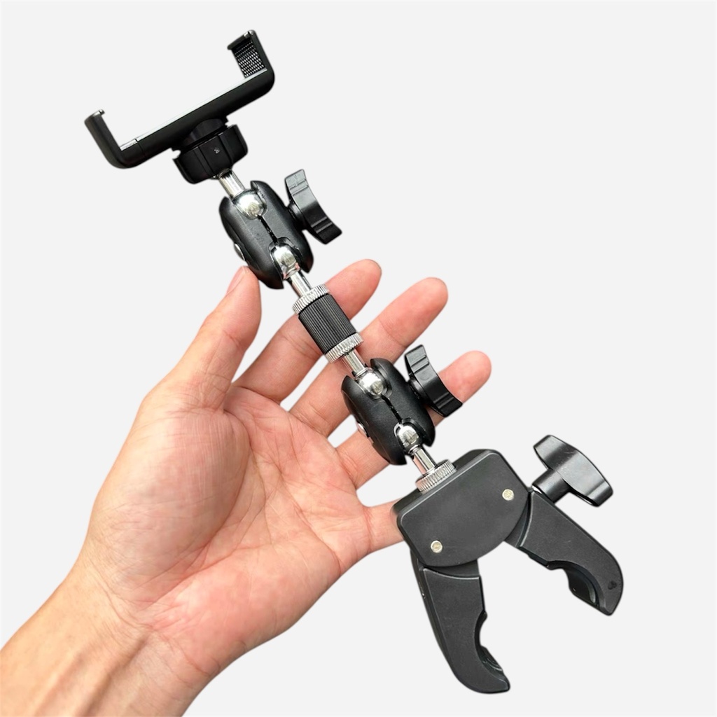 OVJ Multi-Angle Clamp Mount With Phone Holder