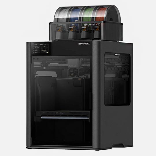 BAMBU LAB H2C 3D Printer + AMS 2 Pro Combo (Expert Level)