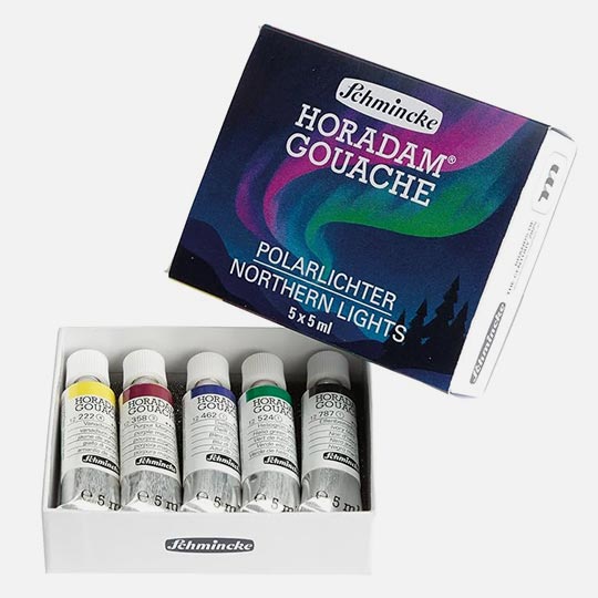 SCHMINCKE Horadam Gouache 5ml Northern Lights Set x 5