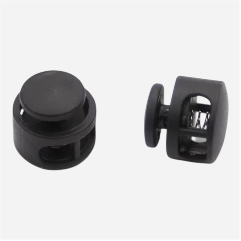 OVJ Plastic Spring Cord Lock 15mm Black