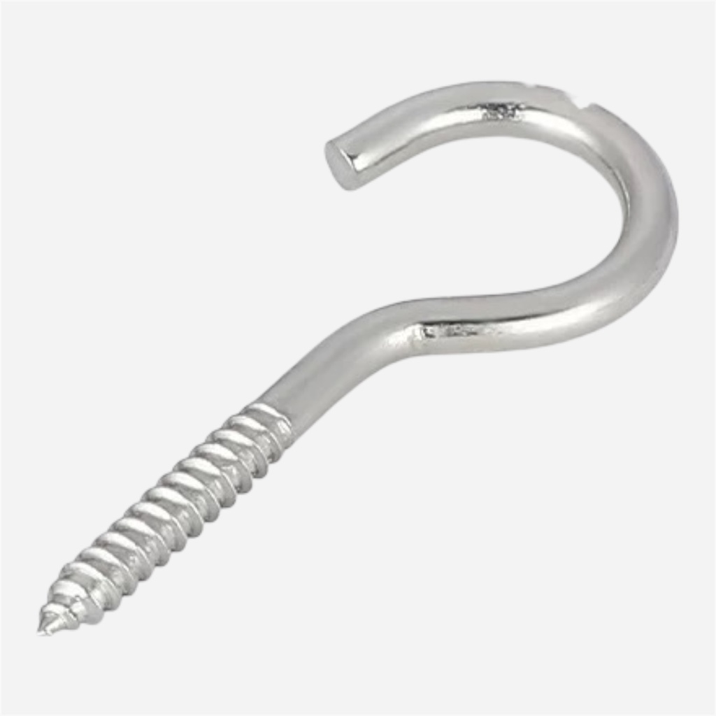 OVJ Self Tapping Screw Open Eye Hook L32mm x OD11.9mm x ID6mm x 100