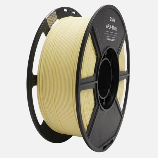 OVJ PLA Matte Filament With Spool 1.75mm 1000g Almond Yellow