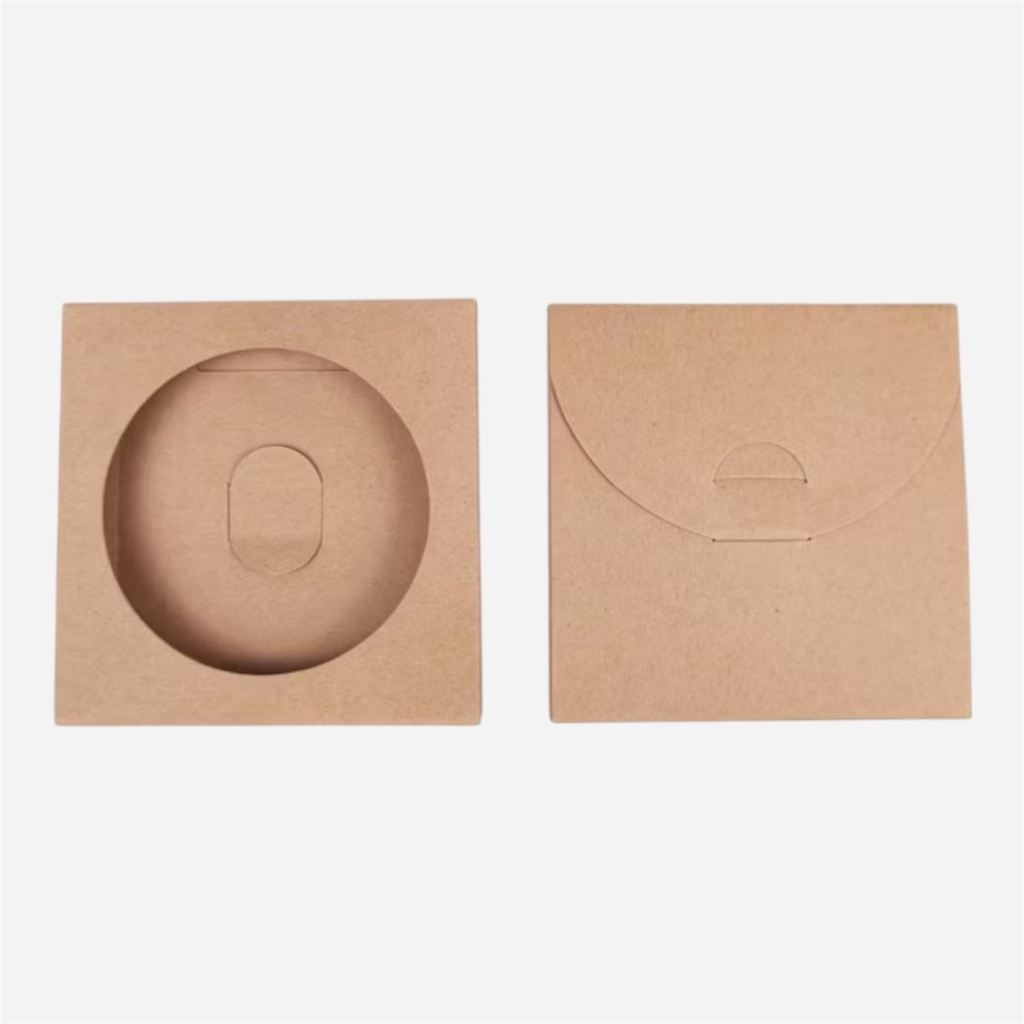 OVJ Kraft Paper Tile Coaster Gift Box 350gsm 1cm x 10.5cm x 10.5cm