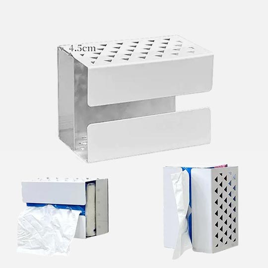 OVJ Pegboard Magnetic Tissue Box Metal Holder