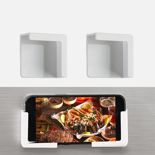 OVJ Pegboard Magnetic Plastic Tablet Holder 2-Piece