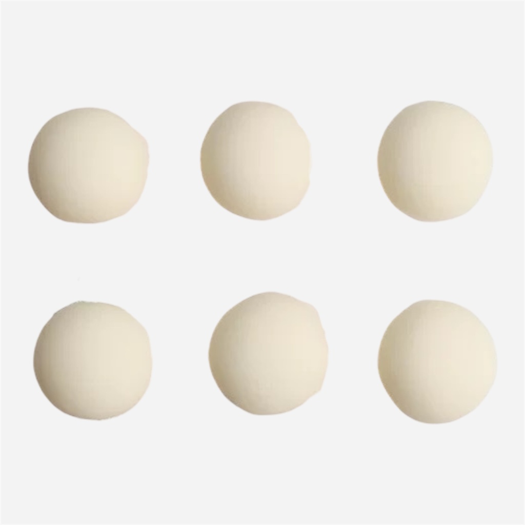 OVJ Pegboard Magnetic Button 18mm White x 6