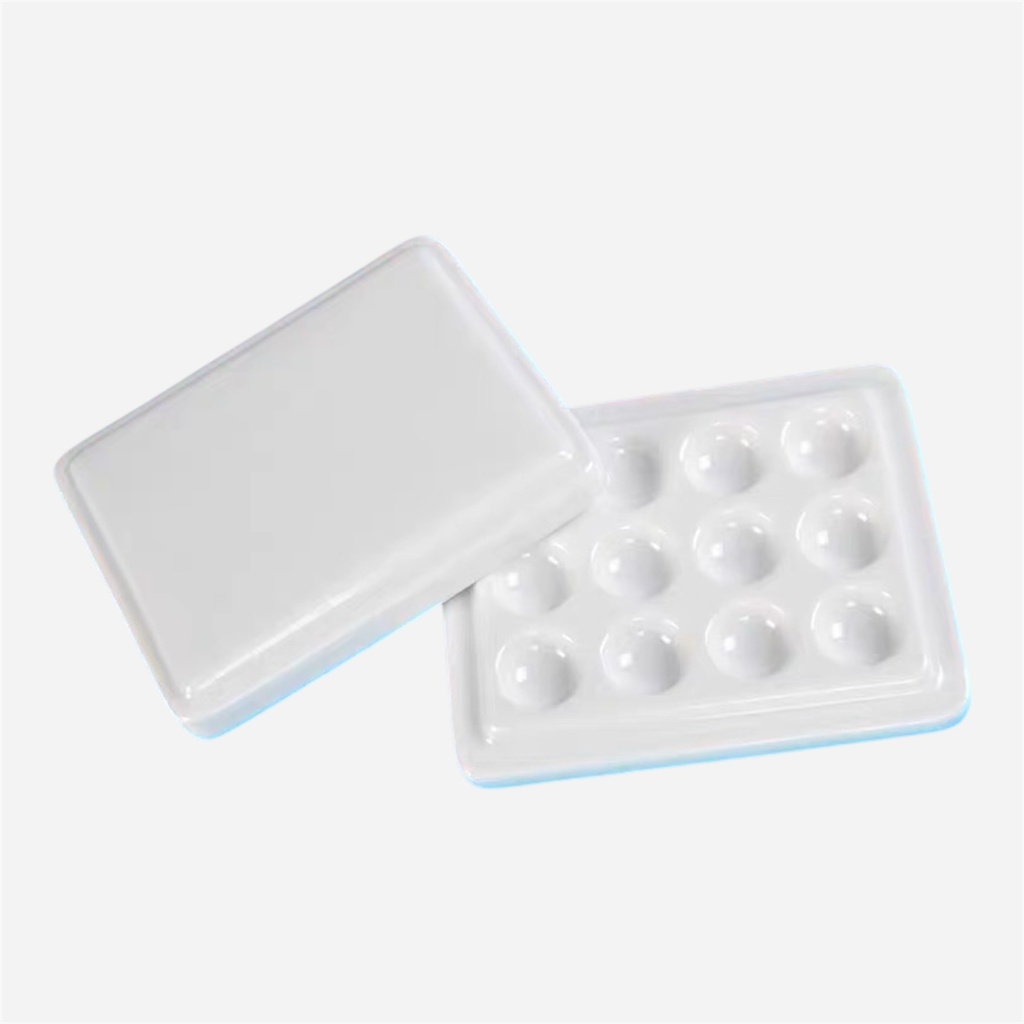 OVJ Porcelain Palette With Cover 12-Well