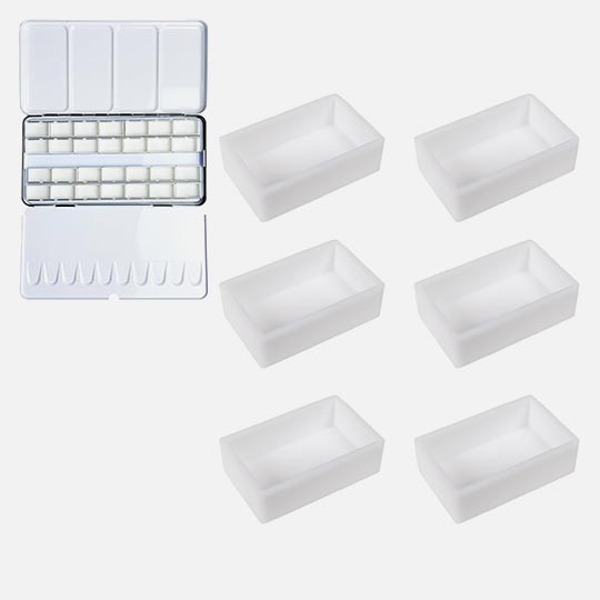 OVJ Watercolor Empty Pan x 6