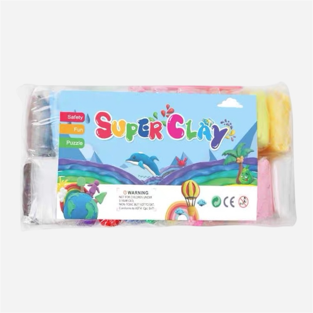 OVJ Jumping Air Dry Clay 150g Set x 24