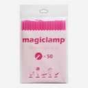 OVJ STEAM Building Straw 240mm x 50 Pink