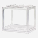 OVJ Acrylic Brick Fish Tank Box 10cm x 13cm x 16cm Transparent