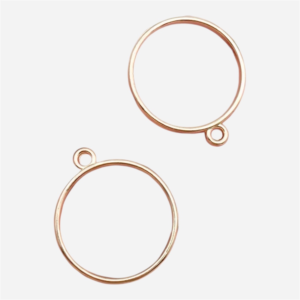 OVJ Metal Bezel Frame 28mm x 32mm Gold Plated x 5