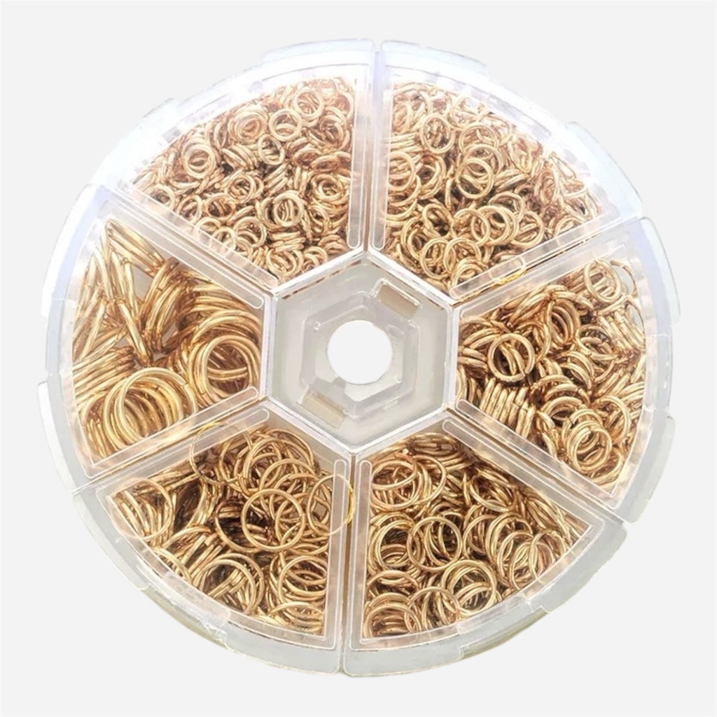 OVJ Jump Ring Gold Set x 1390