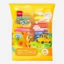 DELI Air Dry Soft Clay 24-Color 200g