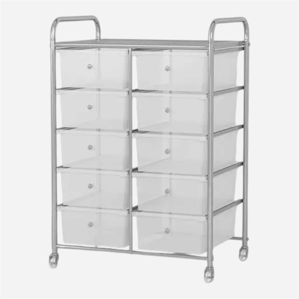 OVJ Storage Drawer Cart 10-Drawer