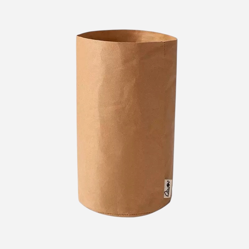 OVJ Kraft Paper Brown Storage Bag Circle 12cm x 23cm