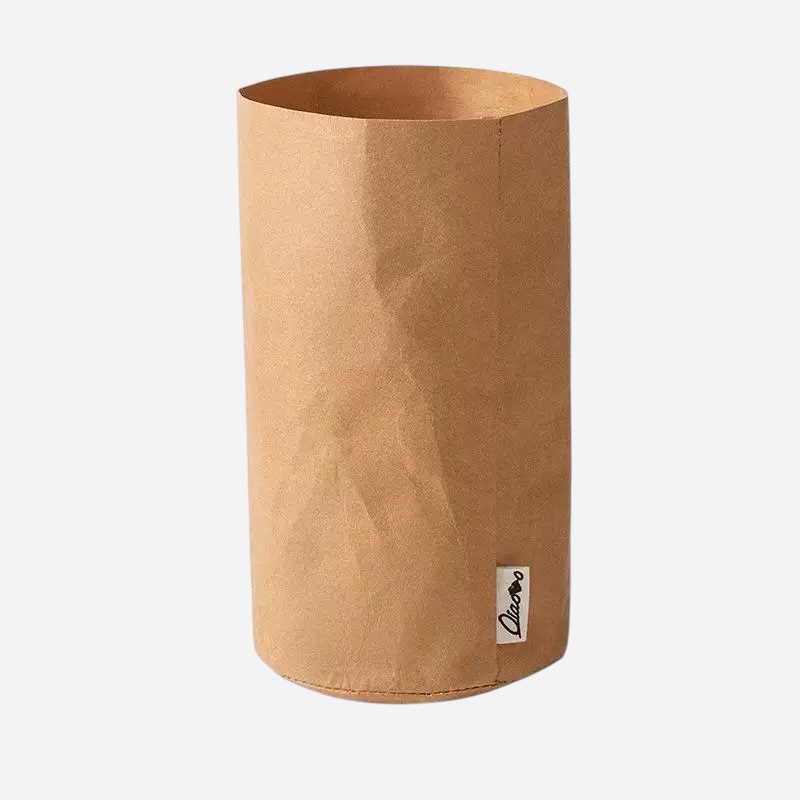 OVJ Kraft Paper Brown Storage Bag Circle 15cm x 28cm