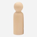 OVJ Wooden Human Figurine 4cm x 12cm Male