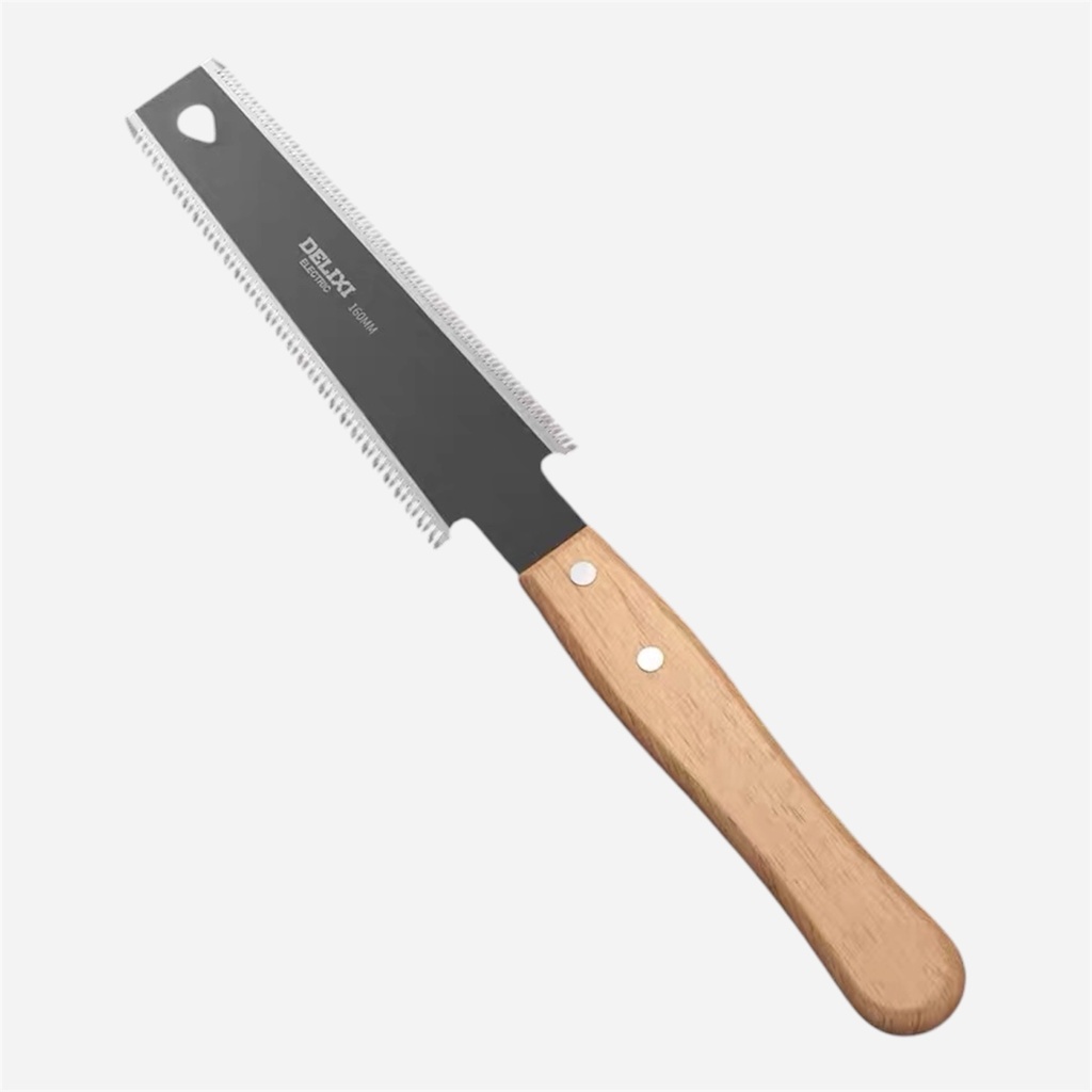 OVJ Wooden Handle Dual Blade Hand Saw 165mm