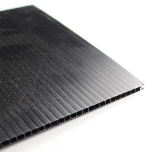 OVJ Plastic Corrugated Board 3mm A1 Black