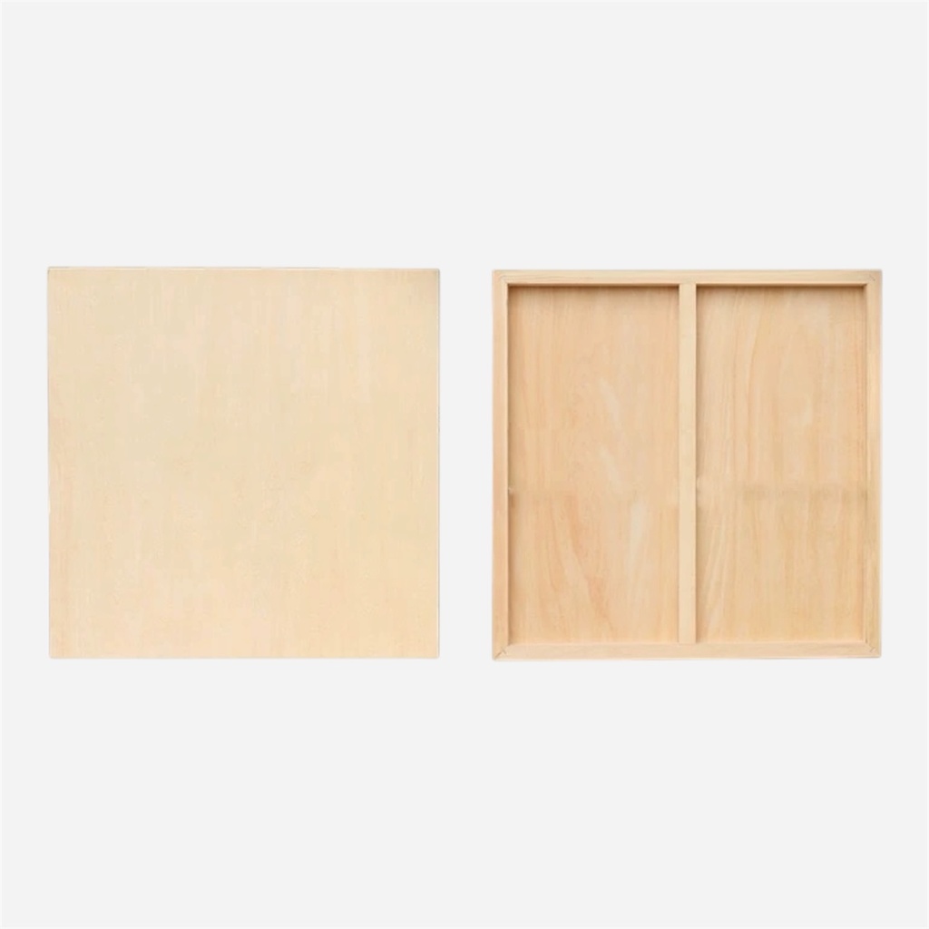 OVJ Basswood Wood Panel Square 3.5cm x 50cm x 50cm