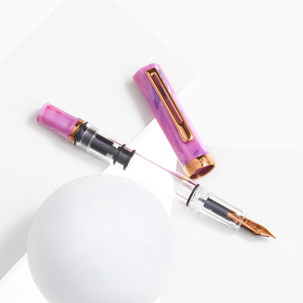 TWSBI Eco Fluorite Purple With Bronze Fountain Pen Extra Fine (Ship After 29th May)