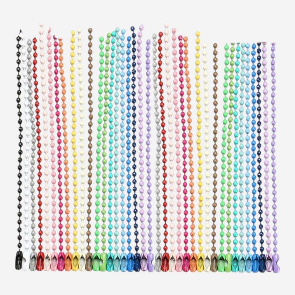 OVJ Metal Ball Chain 2.4cm x 12cm x 100 Color