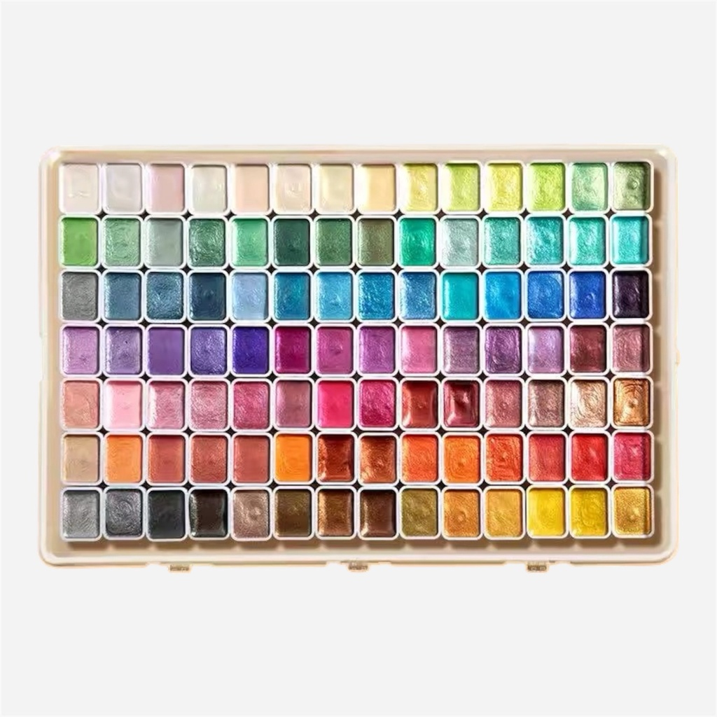 OVJ Pearlescent Watercolor 1/2 Pan Set x 98