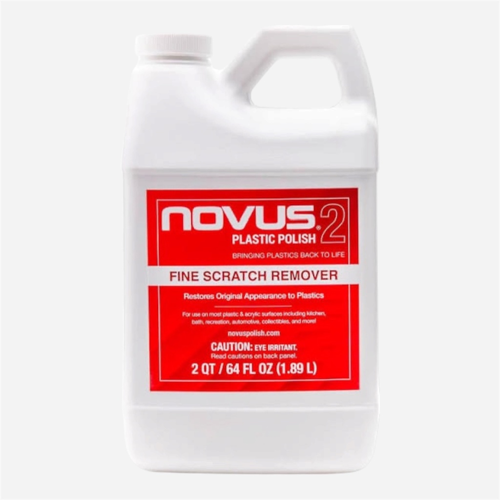 NOVUS Plastic Polish 2 Fine Scratch Remover 64oz