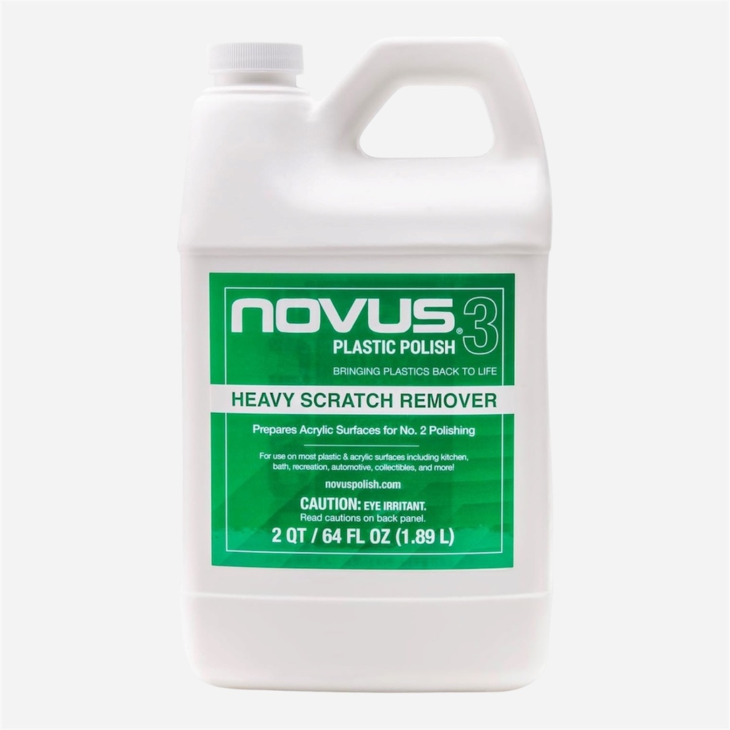 NOVUS Plastic Polish 3 Heavy Scratch Remover 64oz