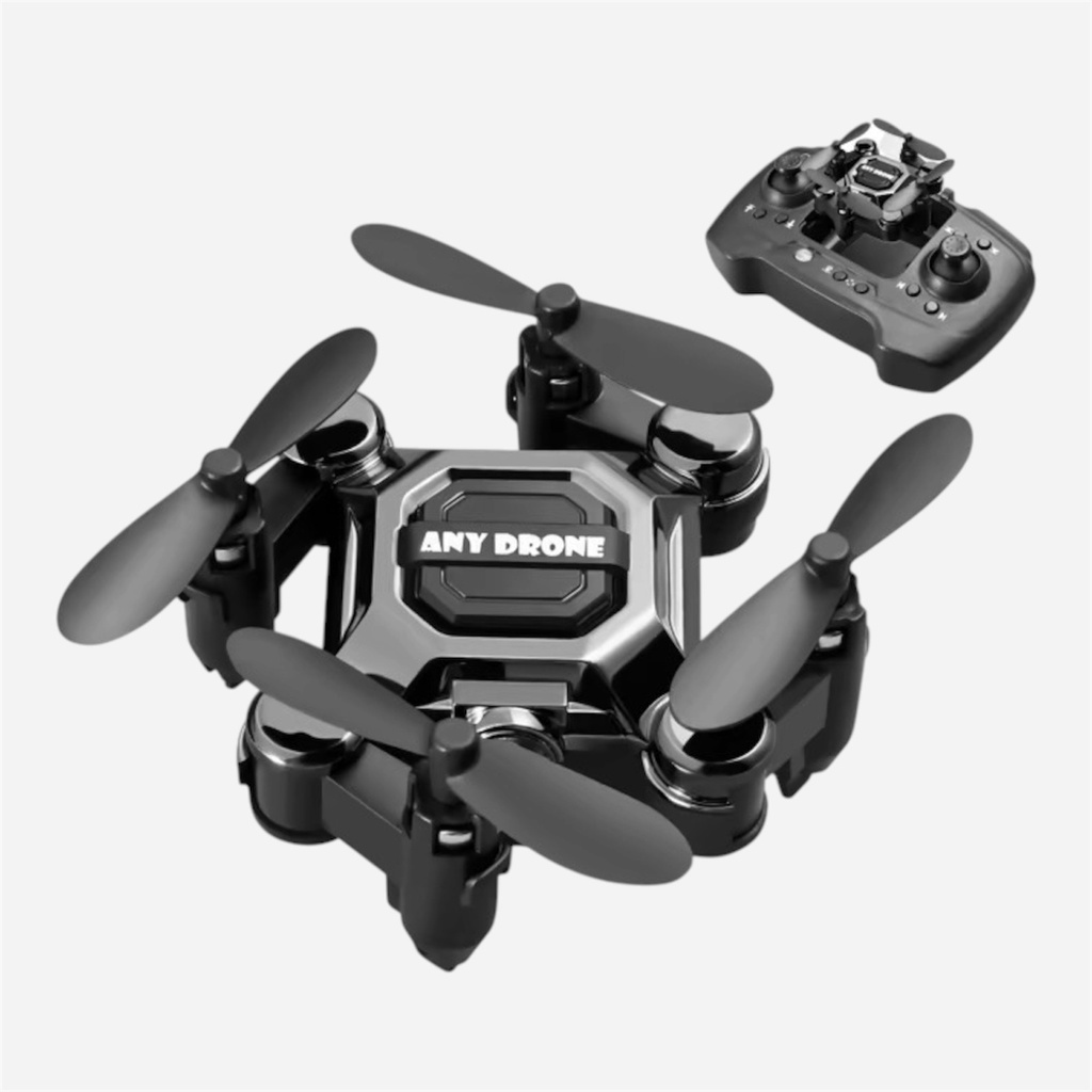 OVJ Mini Folding Aircraft Drone With Remote Controller