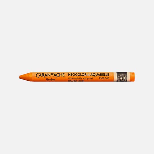 CARAN D'ACHE Neocolor II Water-Soluble Wax Pastel Fast Orange