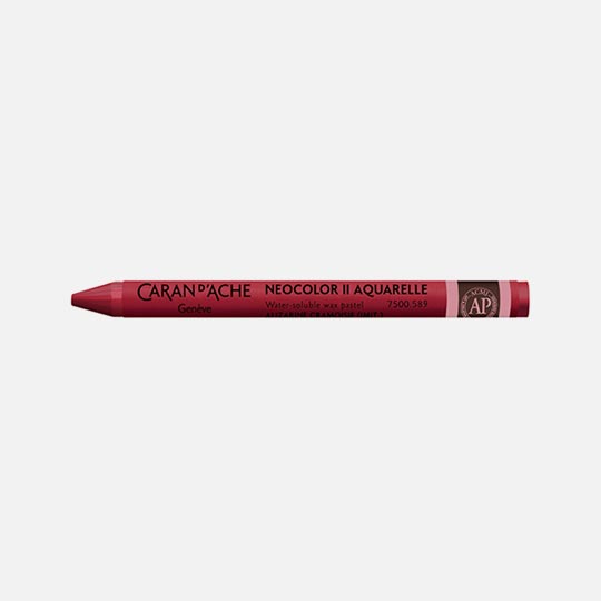 CARAN D'ACHE Neocolor II Water-Soluble Wax Pastel Crimson Alizarin Hue
