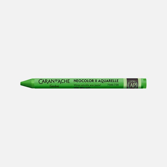 CARAN D'ACHE Neocolor II Water-Soluble Wax Pastel Bright Green