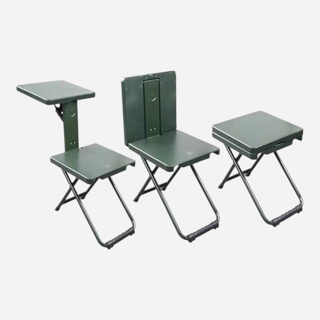OVJ Multi-Function Foldable Desk 3-In-1 Army Green