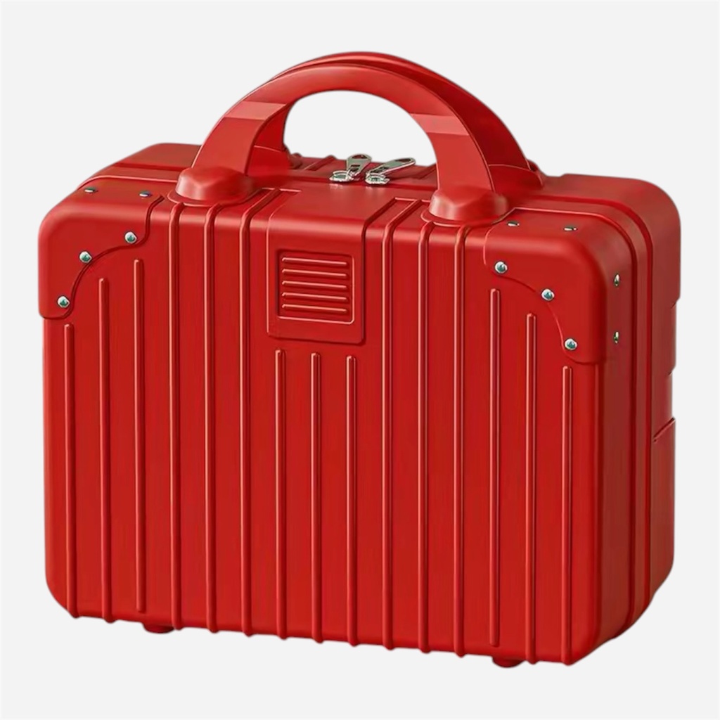 OVJ Plastic Suitcase 14" Red