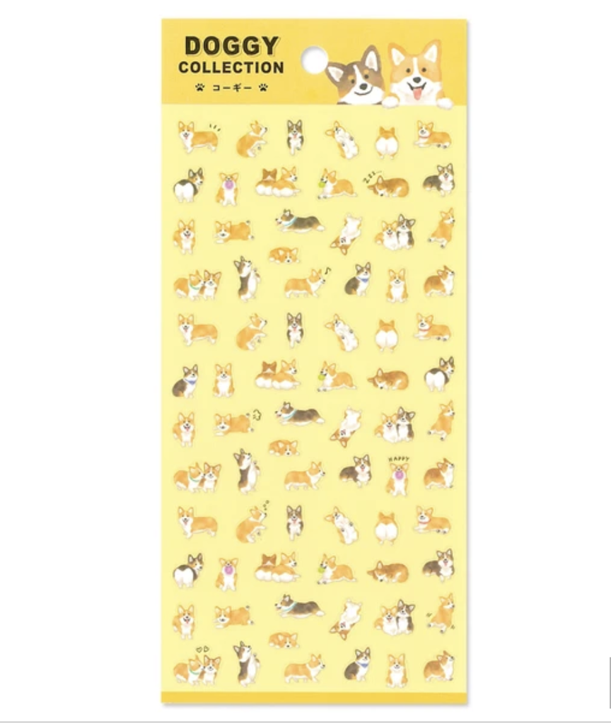 MIND WAVE Sticker Doggie Collection Corgi