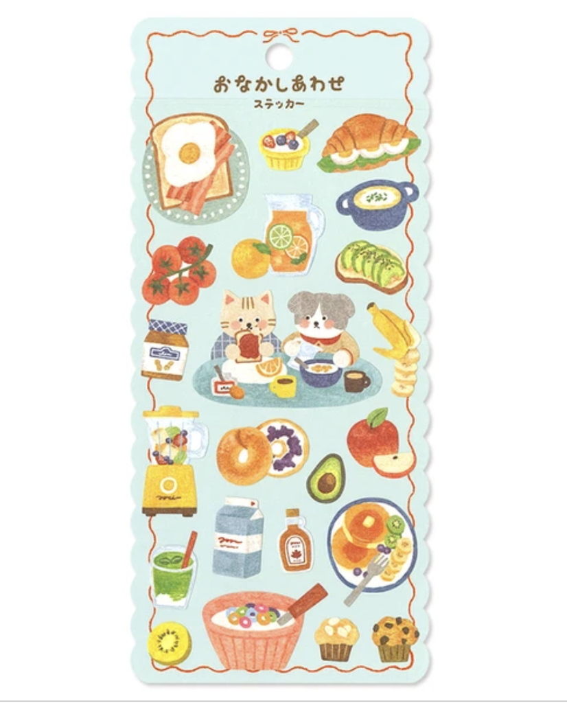 MIND WAVE Tummy Happiness Sticker Paikupaku Morning