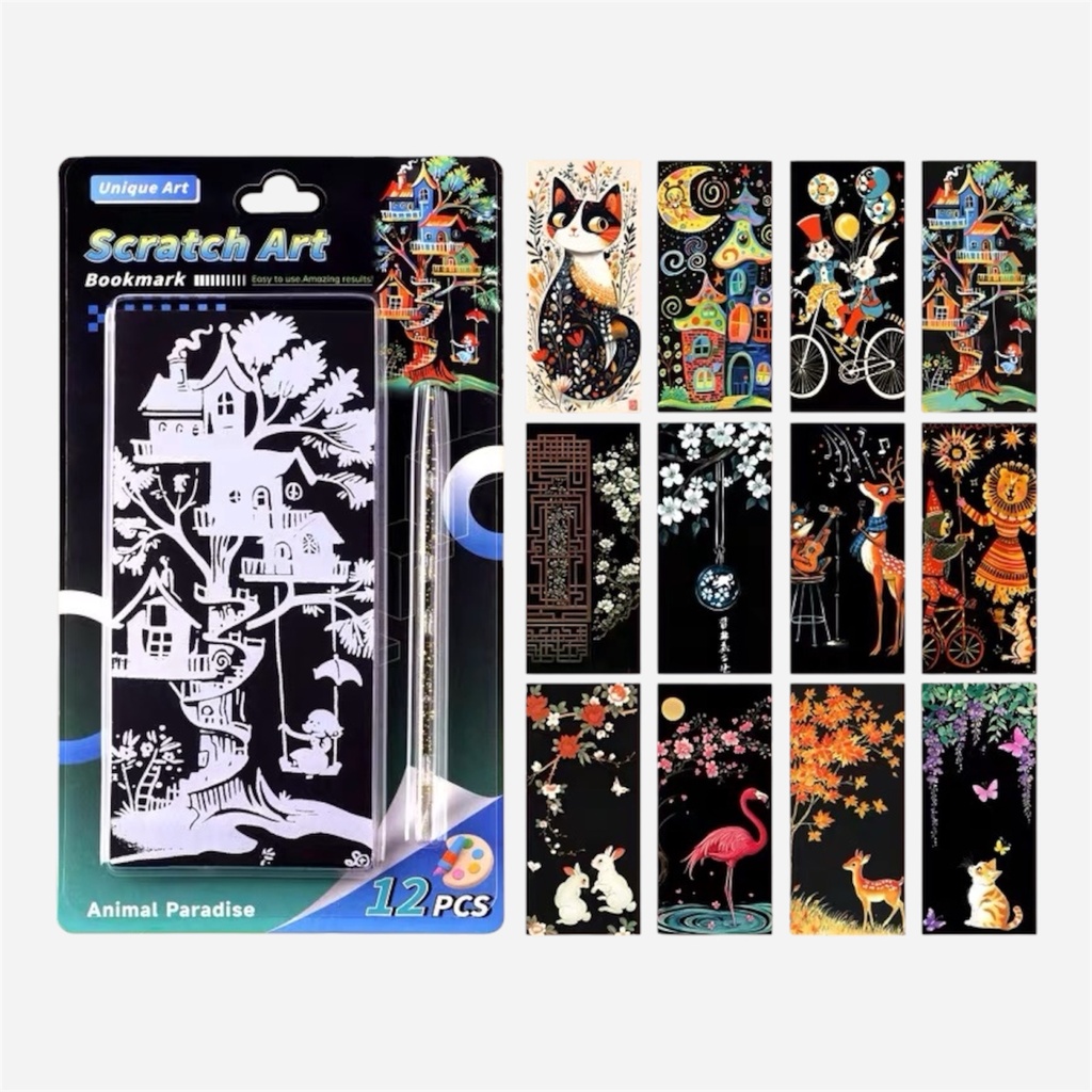 OVJ Scratch Art Bookmart Kit - Artistic Impressions