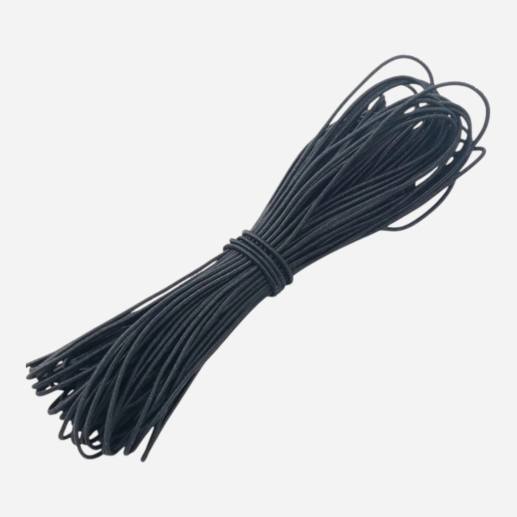 OVJ Elastic String 2mm x 100m Black