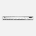 D-BEST Plastic Ruler 8” / 20cm