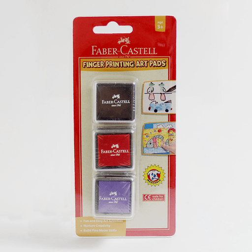 FABER-CASTELL Finger Printing Art Pad Set x 3